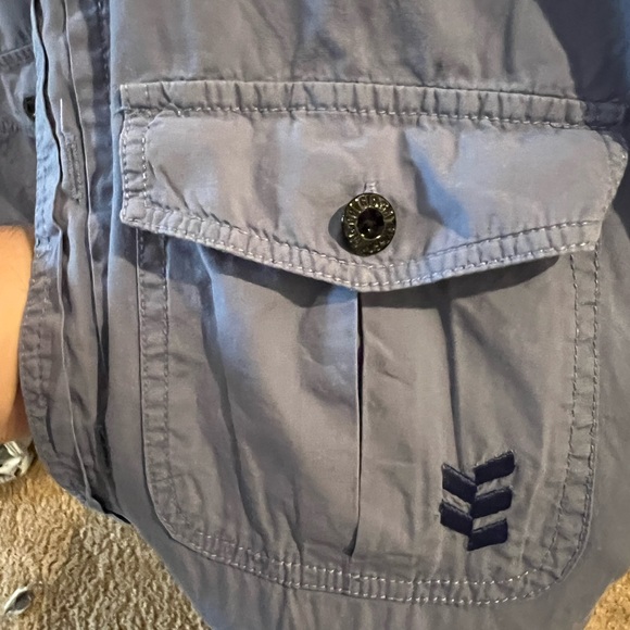 Gio Goi blue button down - Picture 3 of 8